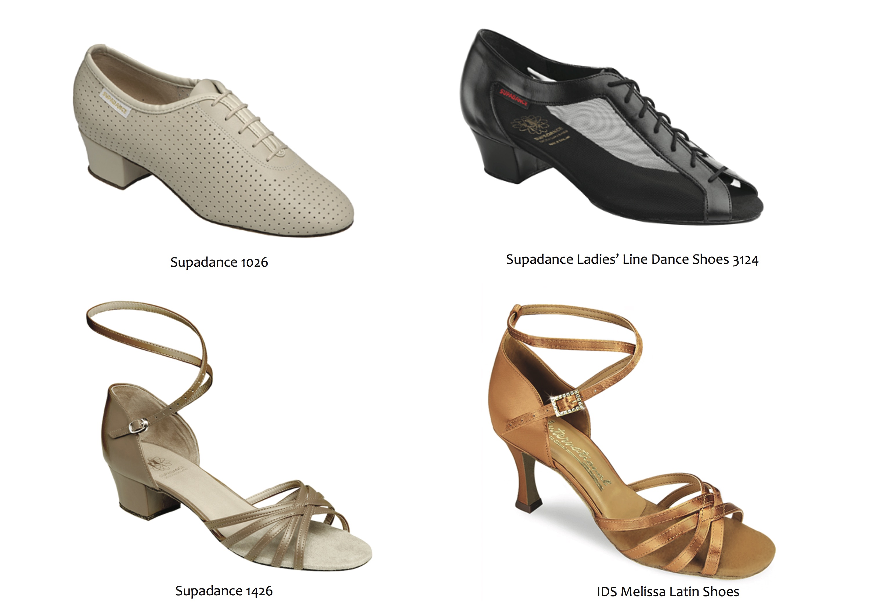 types of dance shoes